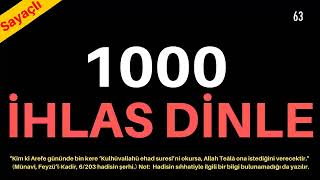 LISTEN FAST 1000 IHLAS - 1000 IHLAS WITH COUNTER - 1000 IHLAS - IHLAS 1000X - IHLAS 1000X - DHIKIR