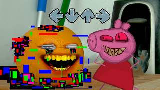 SLICED VS PEPPA EXE | FNF Sliced Annoying Pibby Orange