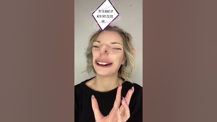 MI TRUCCO UTILIZZANDO FILTRI RANDOM DI TIKTOK 🤣