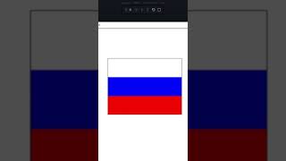 How to Draw the Russia Flag in Python with Turtle Module #shorts #python #russia #coding #turtle