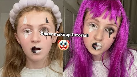 JOKER MAKEUP TUTORIAL! 🤡 |itzz.flo1