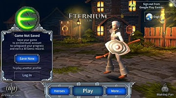 Old School RPG with Eternium Mage Hero Gameplay Part 2