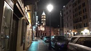 Watch the mesmerising, strangely flickering street lights of Rome at night
