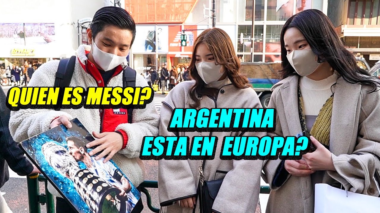 Los JAPONESES conocen a MESSI? Que saben de ARGENTINA???? 🇦🇷