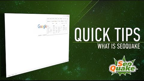 SEOquake - What Is SEOquake