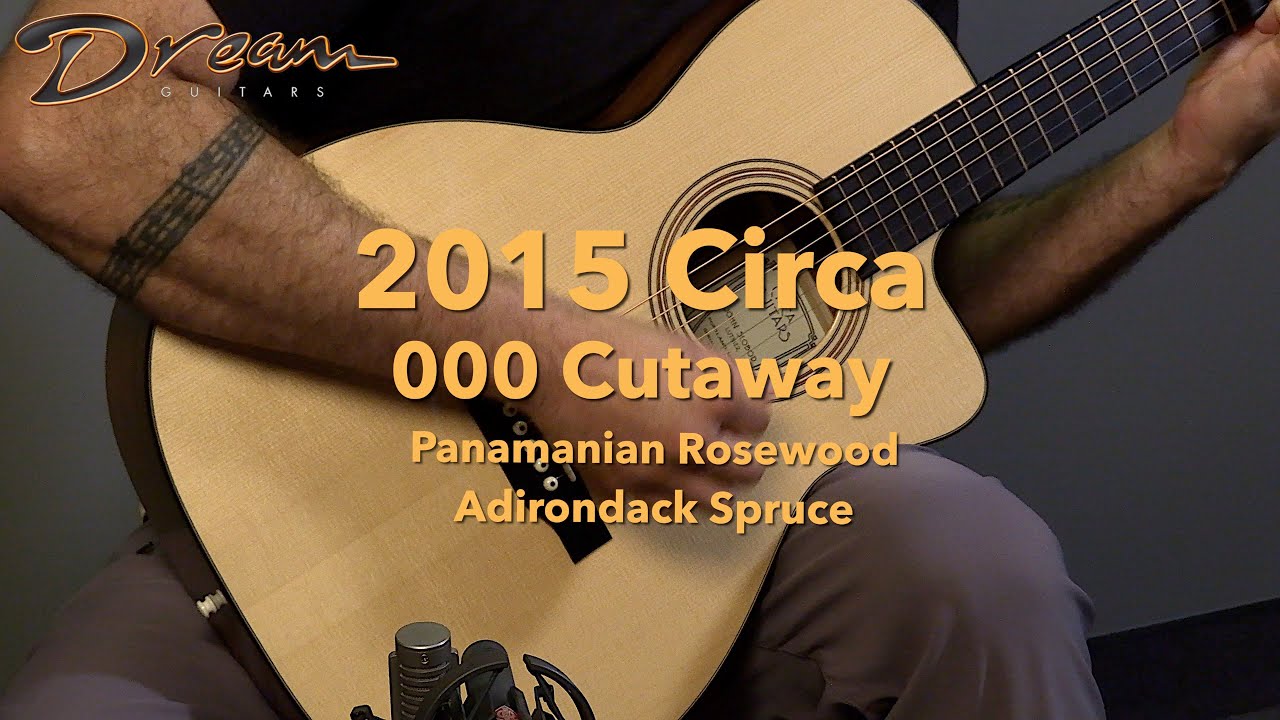 Dream Guitars - 2015 Circa 000 Cutaway, Panamanian Rosewood