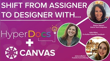 Shift from Assigner to Designer with Hyperdocs + Canvas.