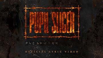 PUPIL SLICER - BLACK SCRAWL (OFFICIAL LYRIC VIDEO)