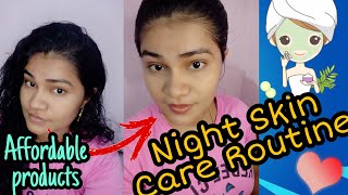 My Night Skin Care Routine💯/ Affordable Products/ Healthy face, soft and glow/ Prajana Vlogs ❤️ screenshot 5