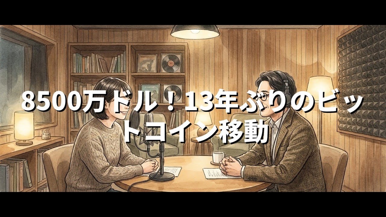 8500万ドル！13年ぶりのビットコイン移動 - YouTube