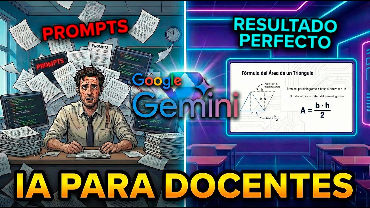 DOMINA las GEMAS de Google: 4 Asistentes que Todo Profesor Necesita (Guías, Juegos y Diseño)