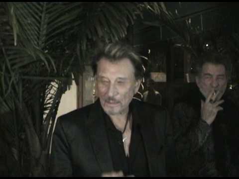 Johnny Hallyday at Madeo Ristorante - 032209 - Pap...