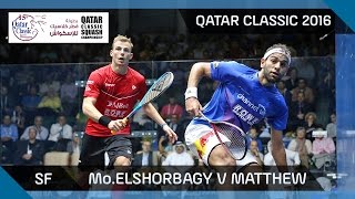 Squash: Mo. ElShorbagy v Matthew - Qatar Classic 2016 SF Highlights