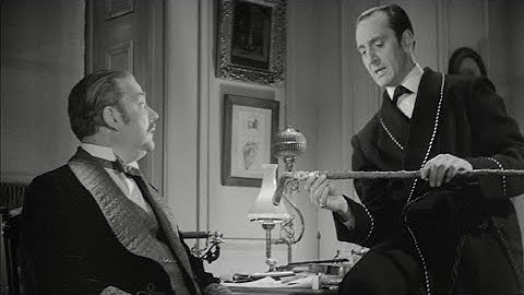 Sherlock Holmes: The Hound of the Baskervilles (1939) Detective Movie, Basil Rathbone, Nigel Bruce