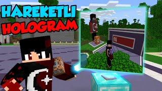 HAREKETLİ HOLOGRAM NASIL YAPILIR ? / MİNECRAFT PE /  EKLENTİ