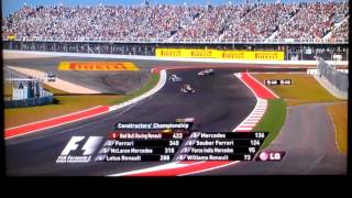 United States Grand Prix 2012 Formation Lap.