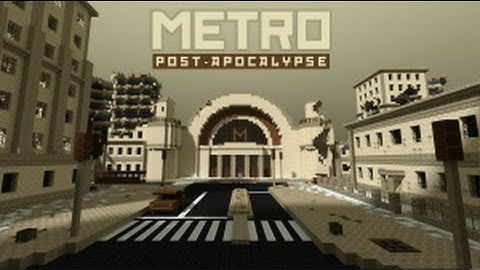 Minecraft Adventure Maps -METRO POST APOCALYPSE  Part#2