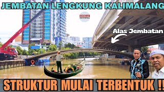 Download lagu Gerak Cepat JABAR & BEKASI !! Struktur Penopang JEMBATAN LENGKUNG WISATA AIR KALIMALANG Terbentuk