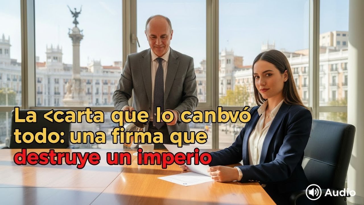 EN ESE INSTANTE PRECISO, CUANDO MARTA DESLIZÓ EL PAPEL SOBRE LA MESA CON ESA SONRISA ENSAYADA QUE...