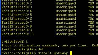 22. How to Configure a Switch IP Address
