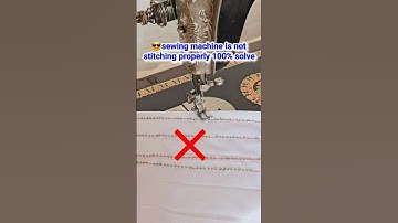 सिलाई मशीन गुंडी देती है ठीक करना सीखें || machine Silai kharab deti Hai 100% solution