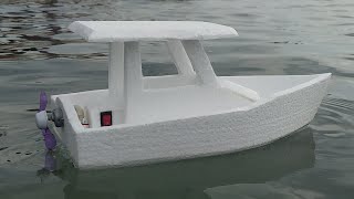 How to make a Boat Toys with Styrofoam - Diy Toys
