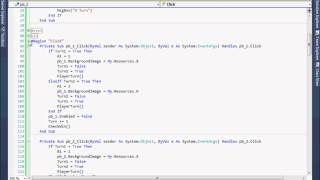 How to: Tic Tac Toe in VB 2010