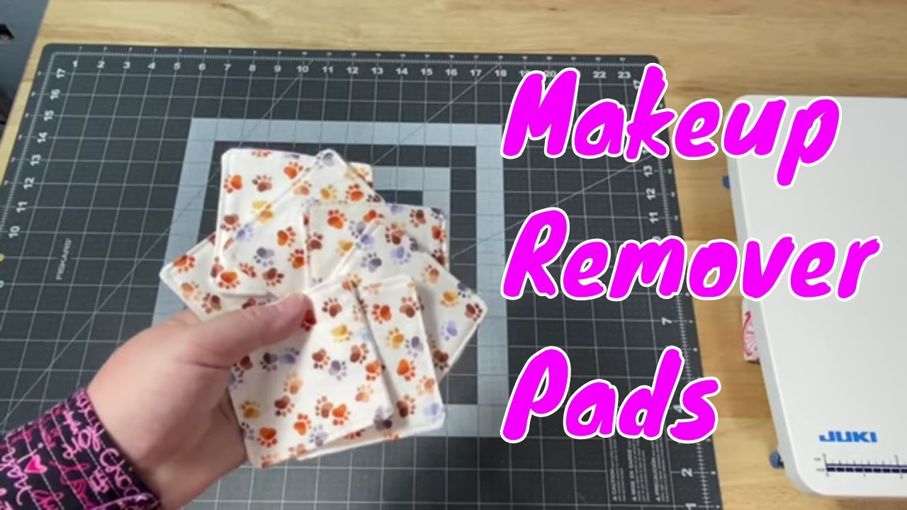 How to Sew DIY Reusable Makeup Remover Pads pic