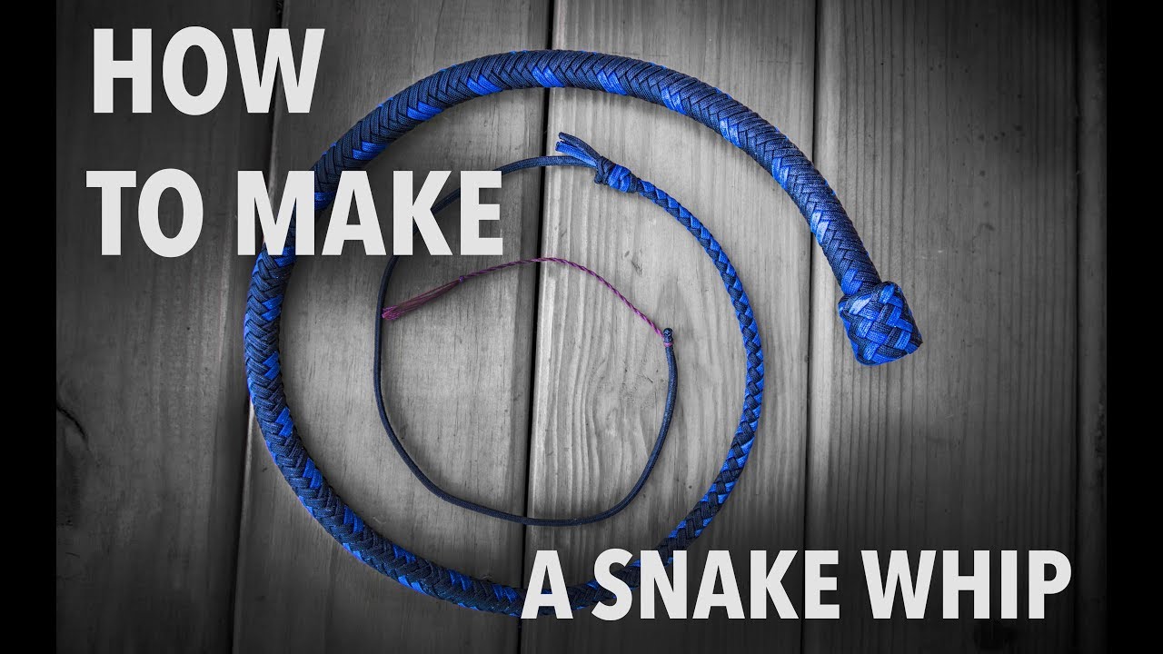 How To Make a Paracord Bullwhip (like Indiana Jones)! TKOR's How