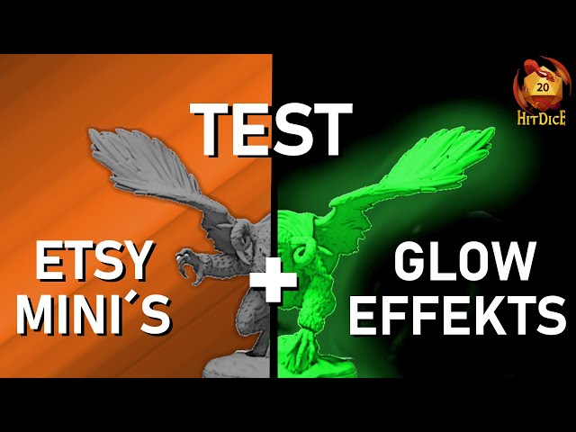 Etsy Miniature und Glow Effekts im Test