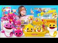 110 Minutes BABY SHARK Collection Unboxing - Satisfying Unboxing (ASMR)