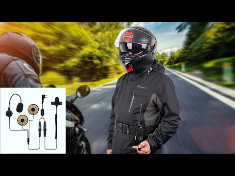 RETEVIS Finger PTT Motorcycle Helmet Microphone