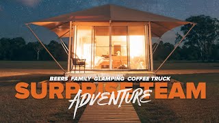 WE SURPRISED OUR TEAM WITH AN EPIC FAMILY ADVENTURE! LUXURY GLAMPING LOCATION | VLOG 11