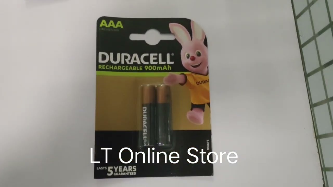 Duracell AAA, 2 Battery, 900mAh, Rechargeable Ultra 