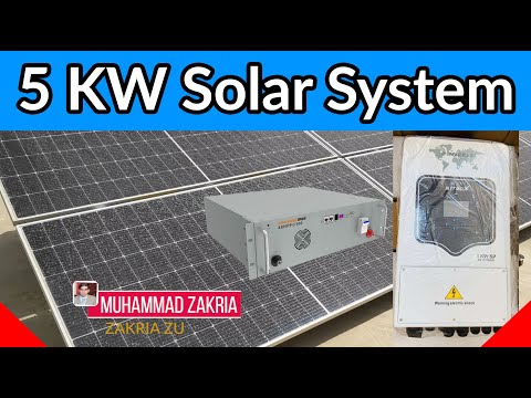 5 kw solar system nitrox battery solar panel 535w zakria zu