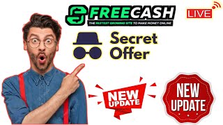 FreeCash : freecash new offer : freecash update offer : full offer share live a to z : ip setup new