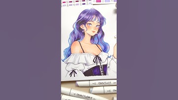 Kleuren met de nieuwe Ohuhu Kaala Alcohol Markers✨ #ohuhumarkers #markers #kleuren #kunst #tekenen