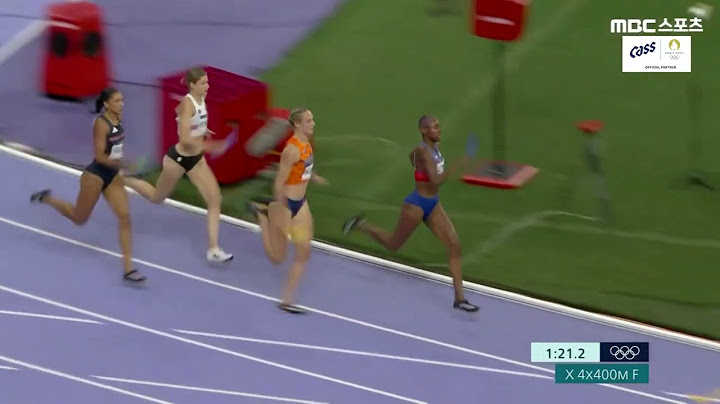 파리올림픽 육상 혼성 계주 4x400m 결승
