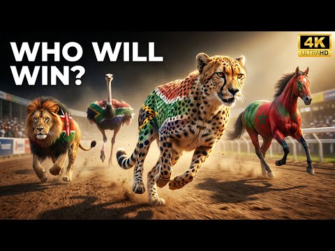 Ultimate ANIMAL RACE: Wild Africa vs Farm Animals! 🏁 Who is Faster?