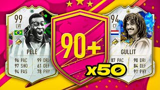 50x GLITCHED 90+ ICON PLAYER PICKS! 😱 FIFA 23 Ultimate Team