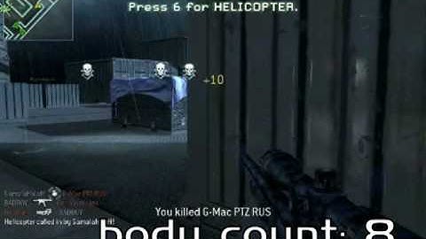 Call of Duty 4: Gamalahalaff! One match kill streak