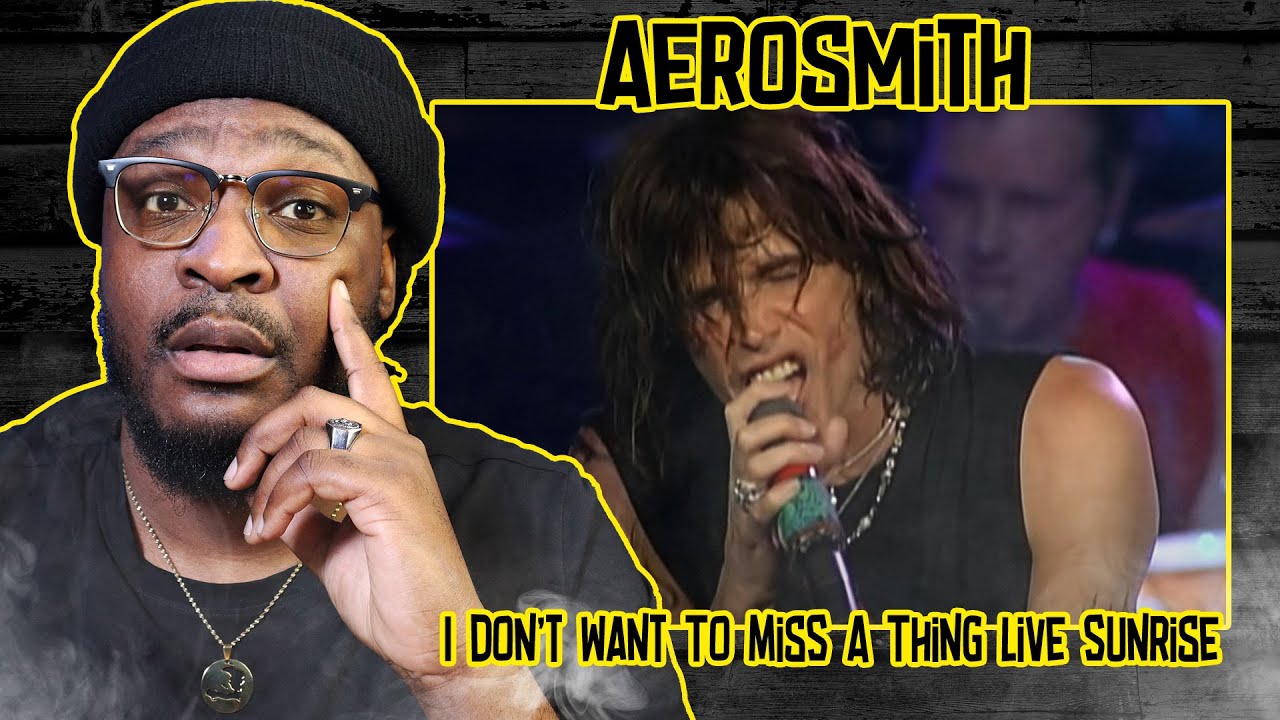 Aerosmith I Don't Want To Miss A Thing Live Sunrise, FL REACTION