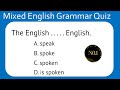 Mixed English Grammar Quiz | Mixed Grammar practice test | 20 Questions | No.1 Quality English