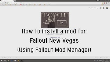 Fallout New Vegas - Mods - Installing Mods With Fallout Mod Manager