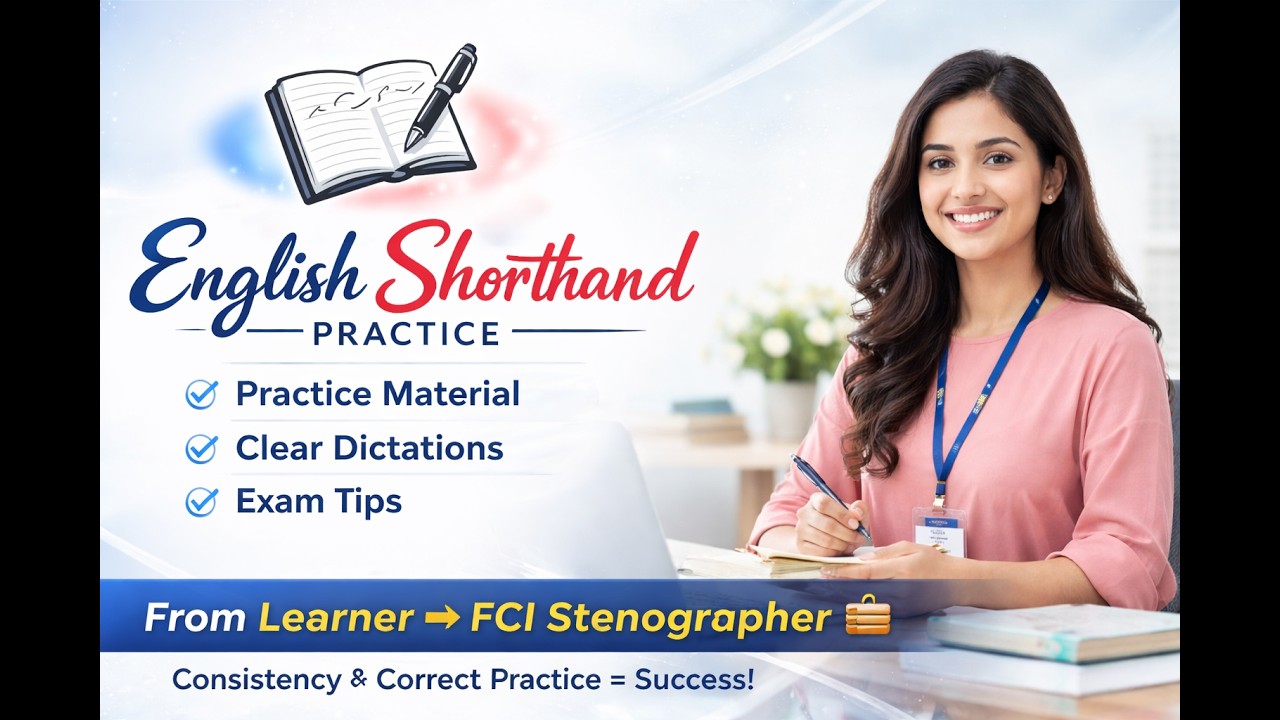 Progressive Shorthand|86 WPM English Dictation|English Shorthand|86 Speed English Dictation|