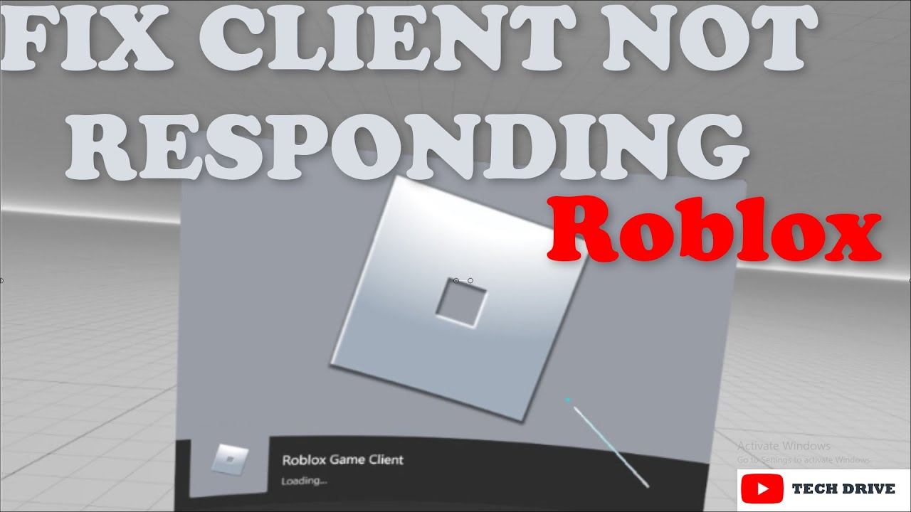 How to Fix Roblox Client is Not Responding  Fix Roblox Game Client has  Stopped Working 