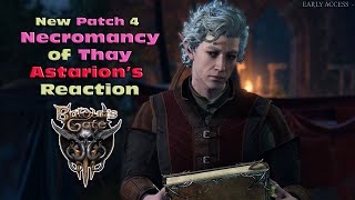Astarions Reaction to Necromancy of Thay - New Dialogue & Scene in Patch 4 [ BG3 Early Access ]