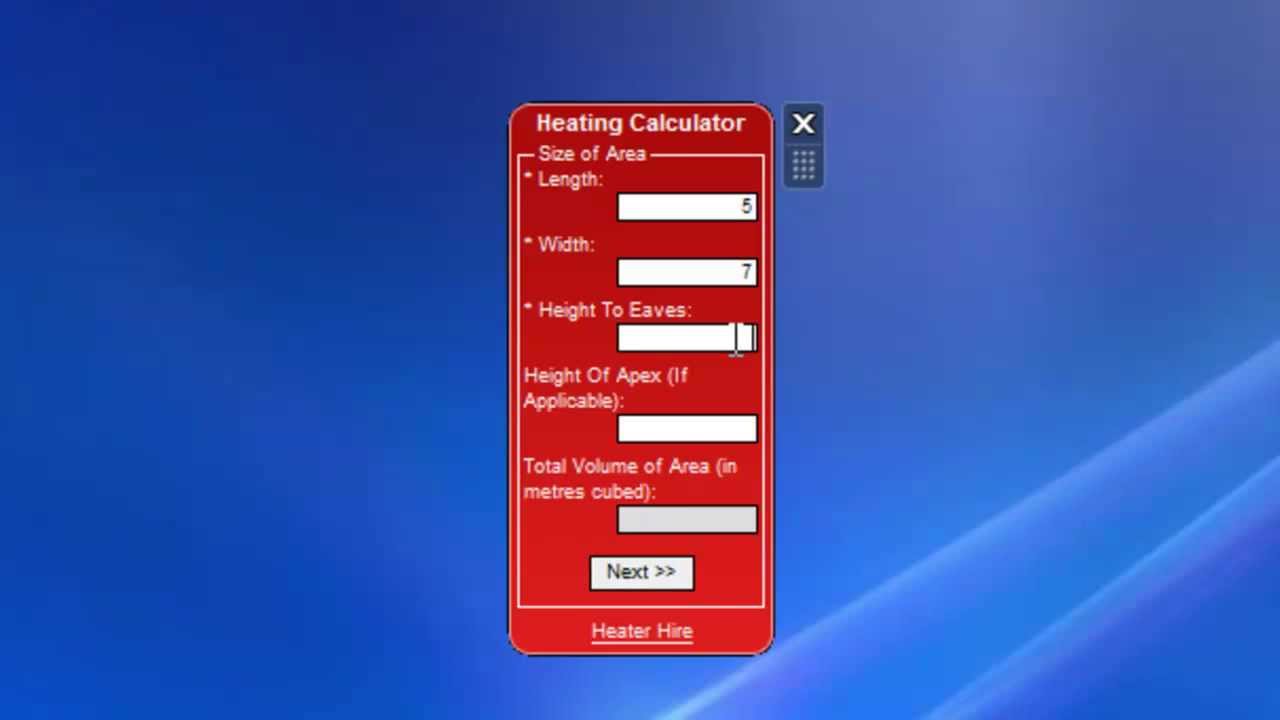 Heating Calculator YouTube
