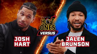 Knicks' Jalen Brunson vs. Josh Hart | Hot Ones Versus by First We Feast 797,907 views 1 month ago 14 minutes, 8 seconds