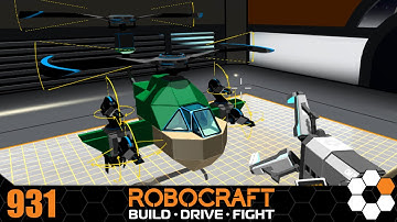 Robocraft - A cute little helicopter build